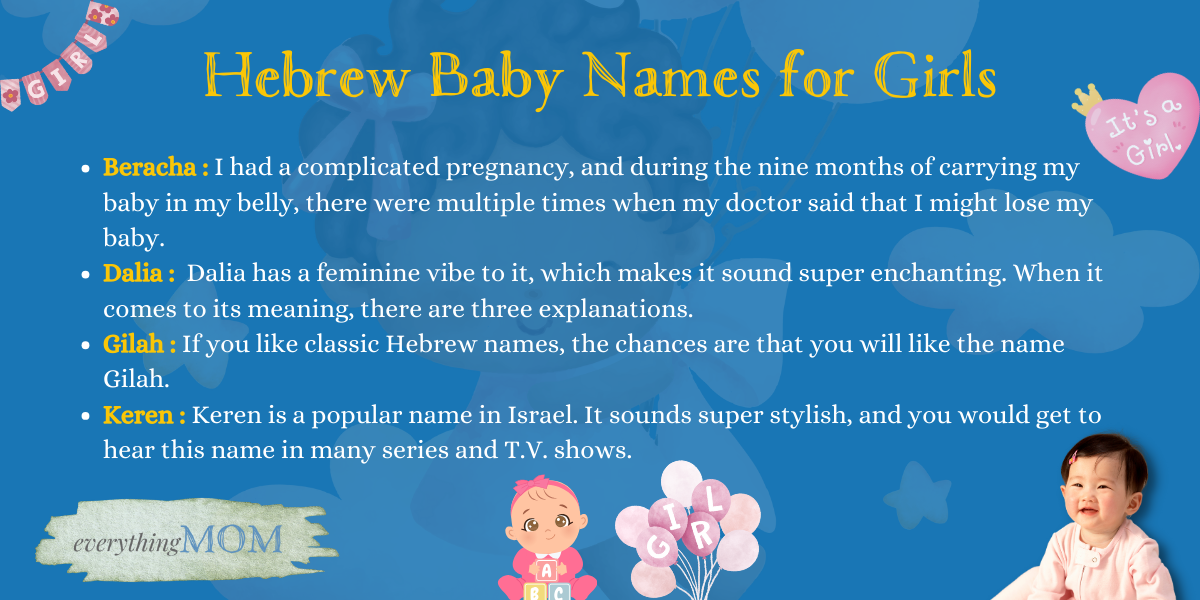 32 Hebrew Baby Names Ancient Roots For A Meaningful Name EverythingMom